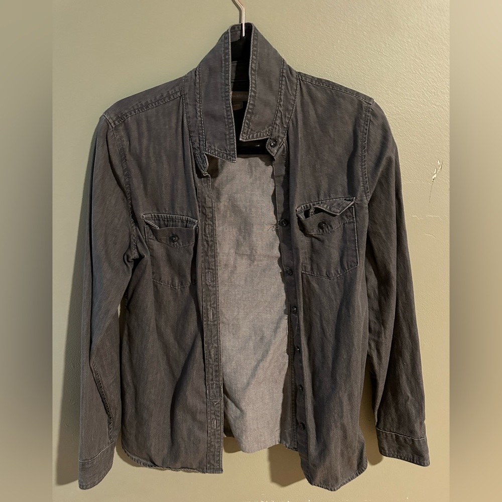 Banana republic grey denim jacket